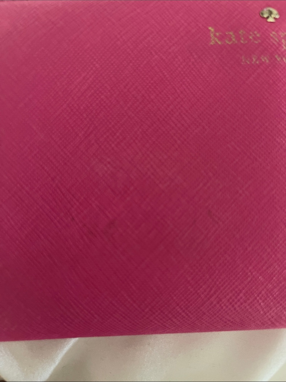 kate spade Hot Pink Saffiano Zip Wallet - Picture 5 of 5